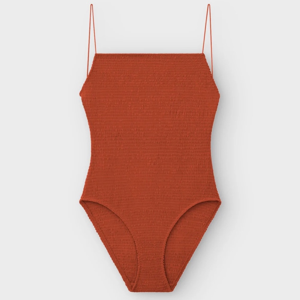 Totême Smocked One piece swimsuit M $250